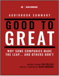 Audiobook: Good to Great by Jim Collins | Narrated by Dean Bokhari