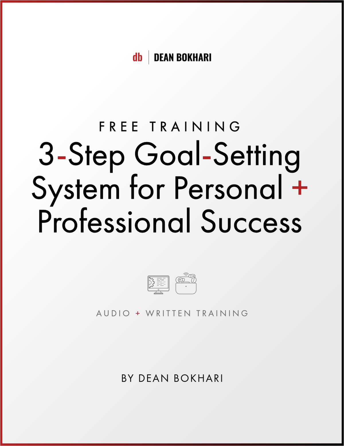 Free Training: 3-Step Goal-Setting System for Personal & Professional Success