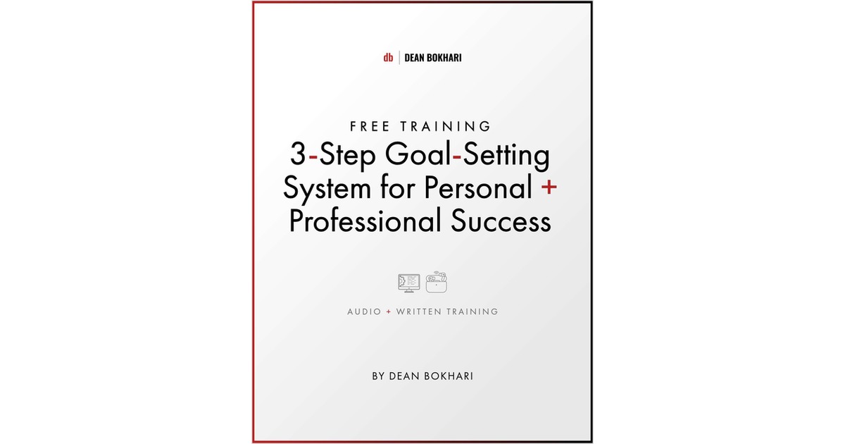 Training: 3-Step Goal-Setting System for Personal & Professional Success