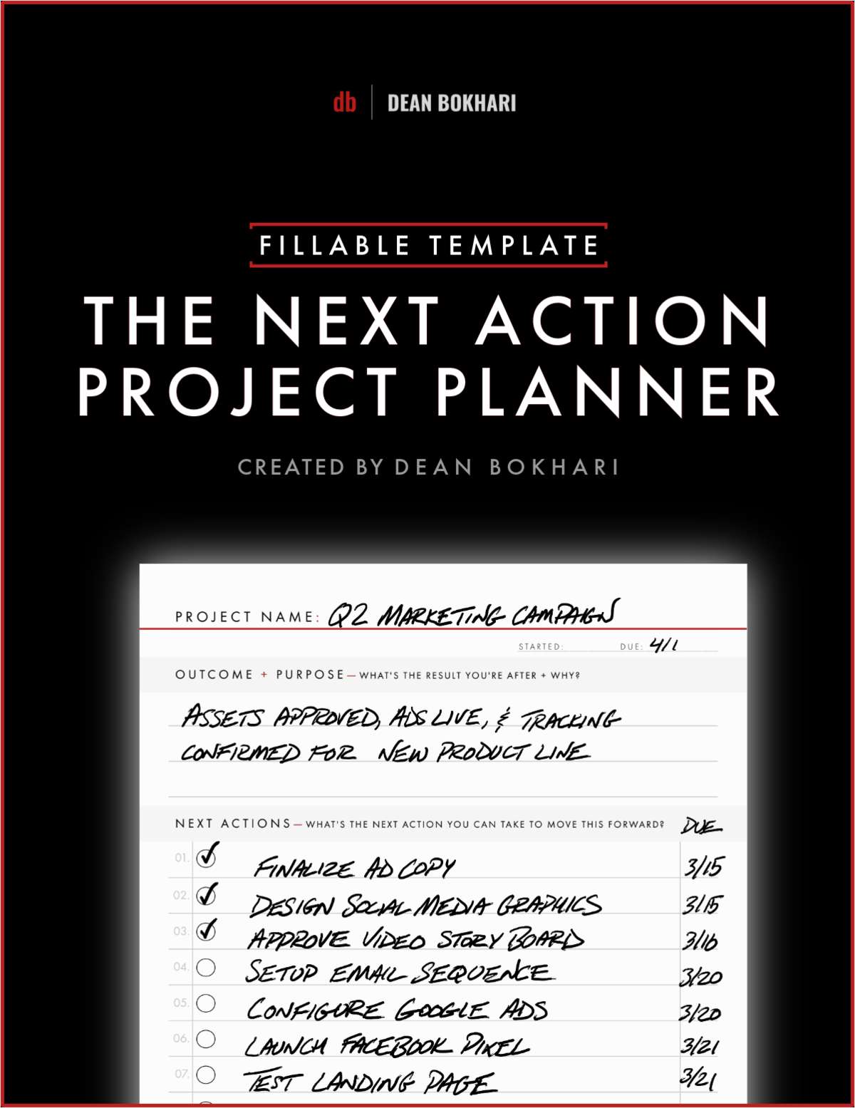 The Next Action Project Planner