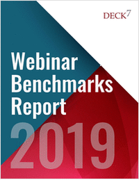 2019 DECK 7 Webinar Benchmarks Report