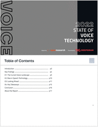The 2022 State of Voice Technology Report