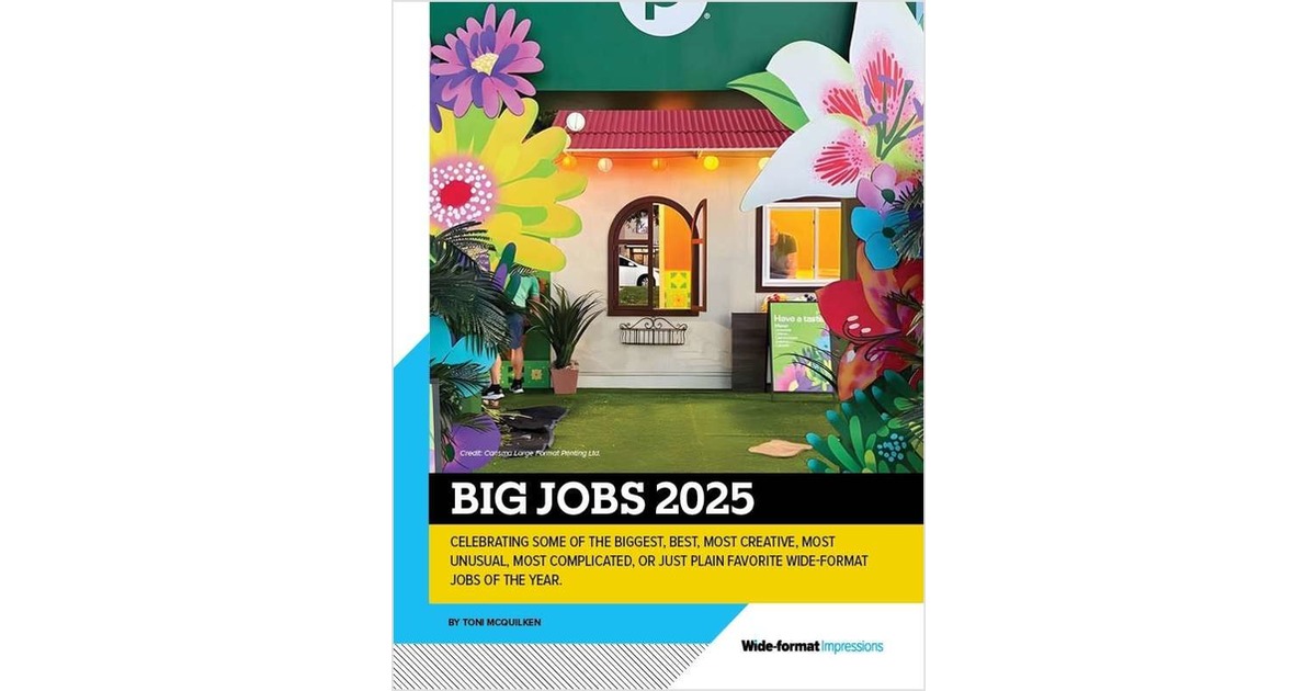 Wide-format Impressions' Big Jobs 2025