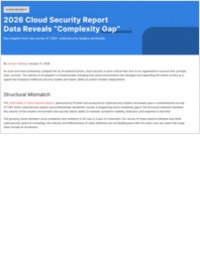 2026 Cloud Security Report Data Reveals Complexity Gap