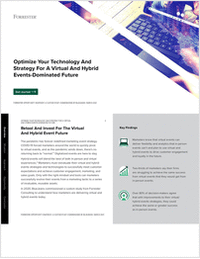 Forrester Report: Optimize Your Technology And Strategy For A Virtual And Hybrid Events-Dominated Future