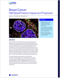 Breast Cancer: MIBI Spatial Proteomic Signatures of Progression