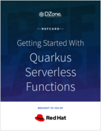 Getting Started With Quarkus Serverless Functions