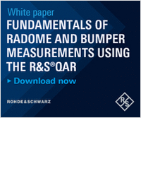 Fundamentals of radome and bumper measurements using the R&S QAR