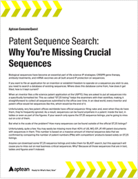 Patent Sequence Search: Why You're Missing Crucial Sequences