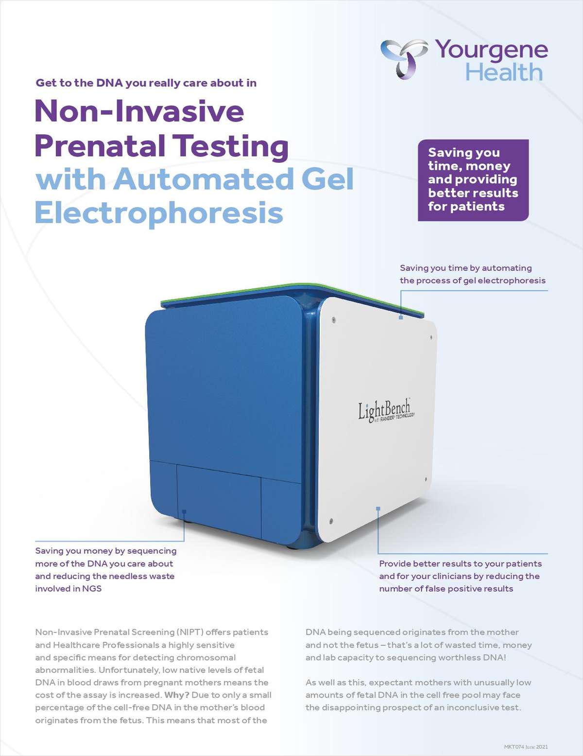 Non-Invasive Prenatal Testing with Automated Gel Electrophoresis