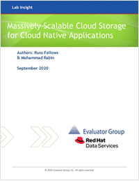 Massive Scalable Cloud Storage for Cloud Native Applications