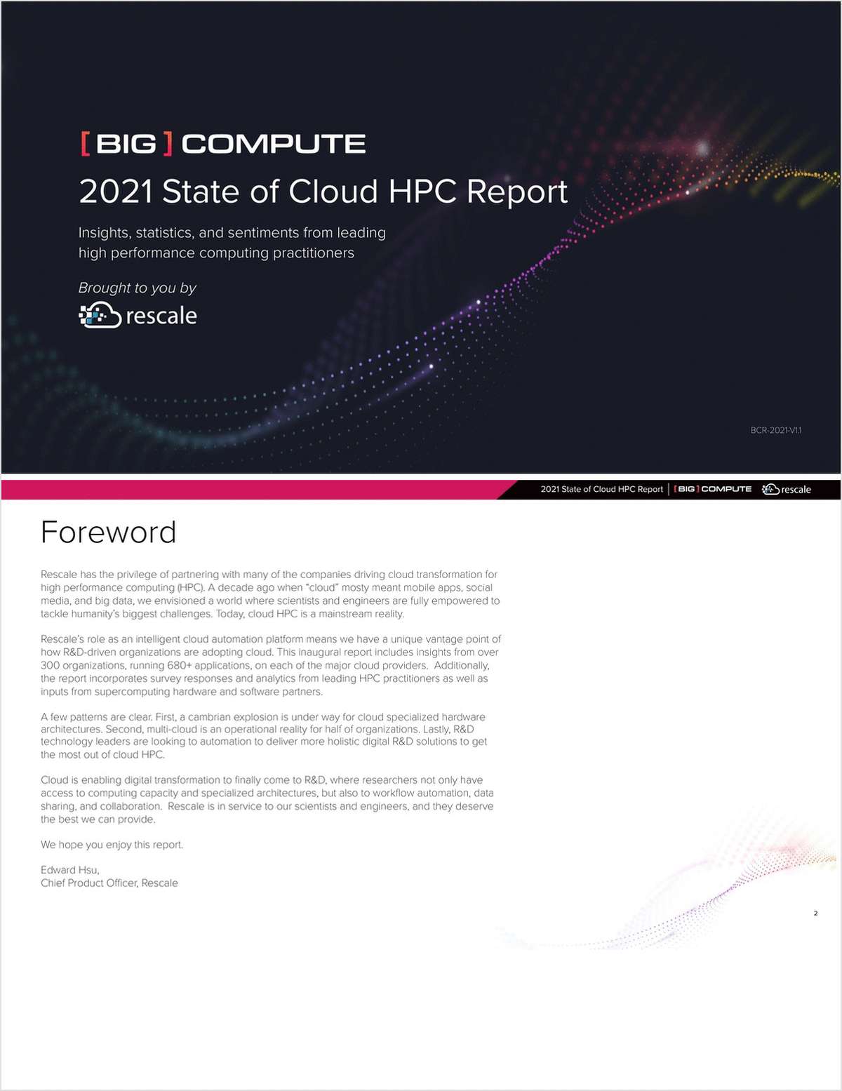 BIG COMPUTE 2021 State of Cloud HPC Report