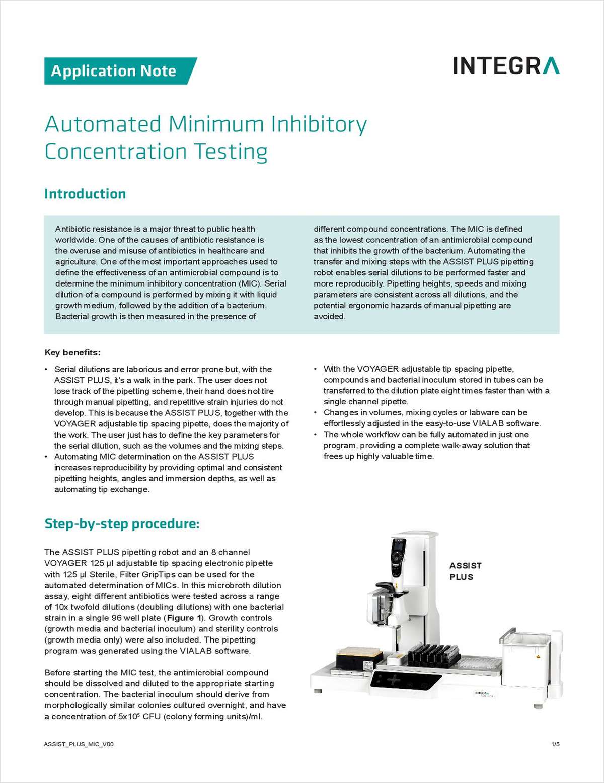 Automated Minimum Inhibitory Concentration Testing