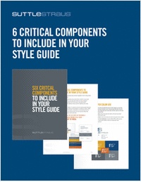 6 Critical Components to Include in Your Style Guide