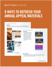 8 Ways to Refresh Your Annual Appeal Materials
