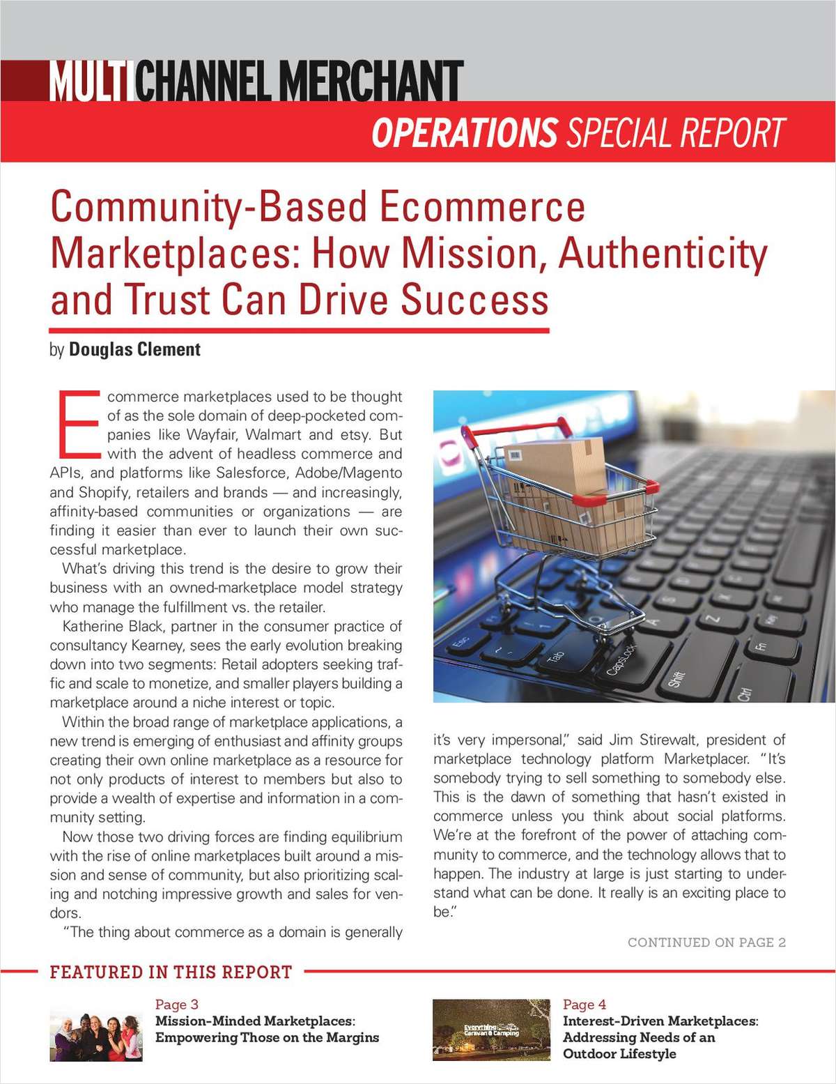 Community-Based Ecommerce Marketplaces: How Mission, Authenticity and Trust Can Drive Success