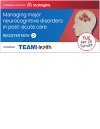 Managing major neurocognitive disorders in post-acute care
