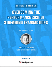 Overcoming the Performance Cost of Streaming Transactions