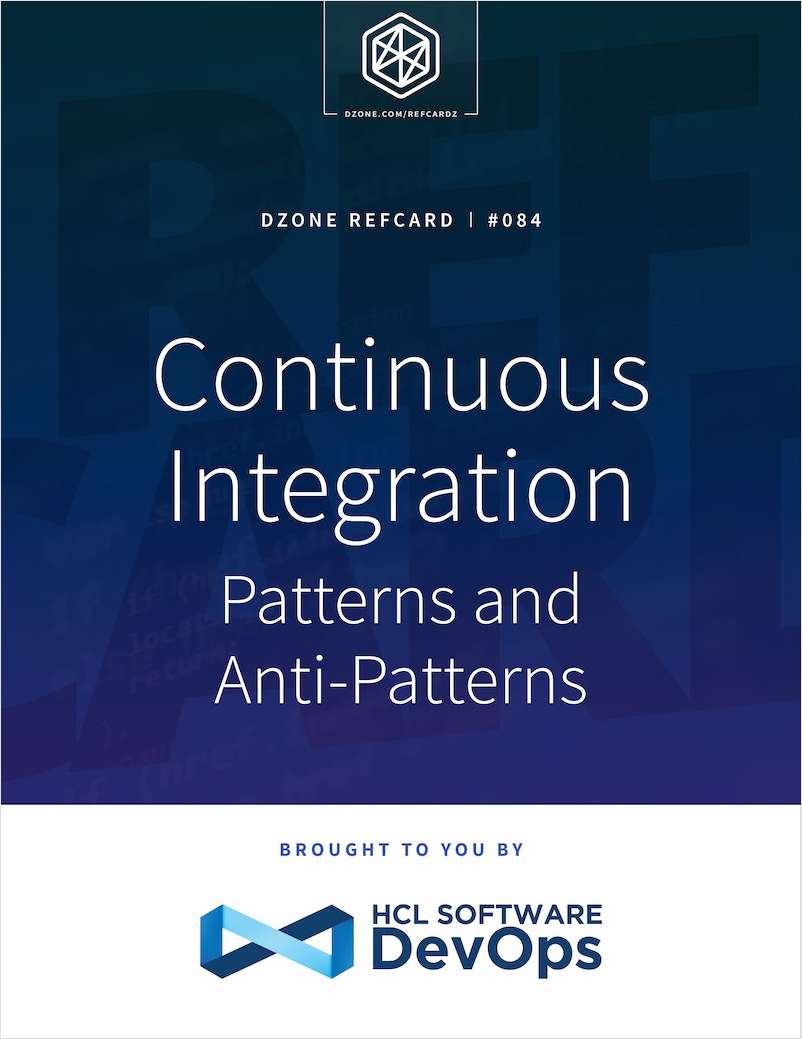 Continuous Integration Patterns and Anti-Patterns