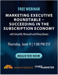 Marketing Executive Roundtable — Succeeding in the Subscription Economy