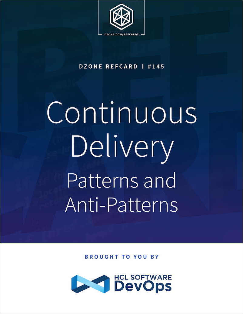Continuous Delivery Patterns and Anti-Patterns