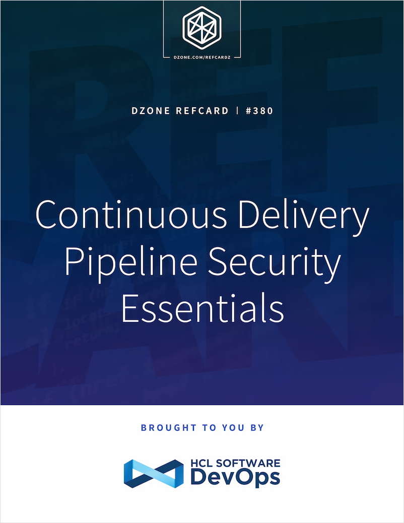 Continuous Delivery Pipeline Security Essentials