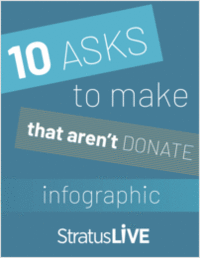 Infographic: 10 Asks to Make that Aren't Donate