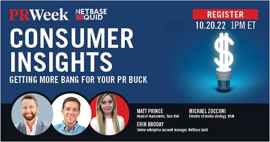 Consumer insights: Getting more bang for your PR buck