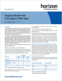Digging Deeper into OncoSpan's NGS Data