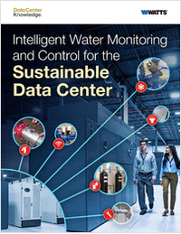 Intelligent Water Monitoring and Control for the Sustainable Data Center