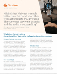 Why Edison Electric Institute chose GlobalMeet Webcast for their virtual event needs
