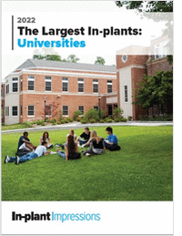 The 25 Largest University In-plants (2022)