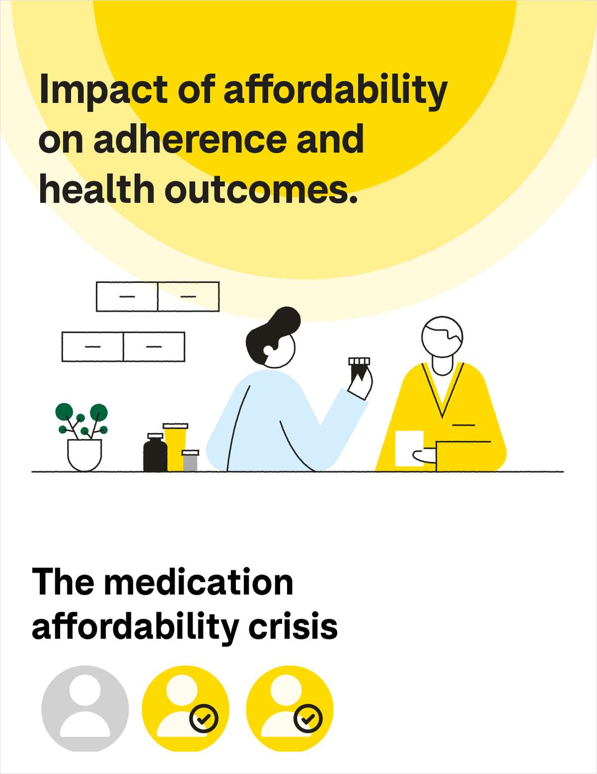 Impact of affordability on adherence and health outcomes.