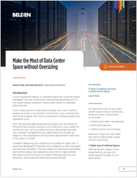 Make the Most of Data Center Space without Oversizing