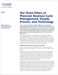 Focusing on People, Processes, and Technology for Physician RCM Success