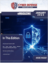 Cyber Defense Magazine January Edition for 2023