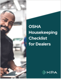 OSHA Housekeeping Checklist for Dealerships