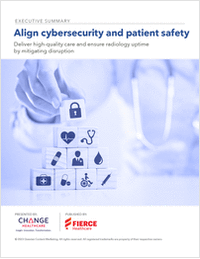 Align cybersecurity and patient safety