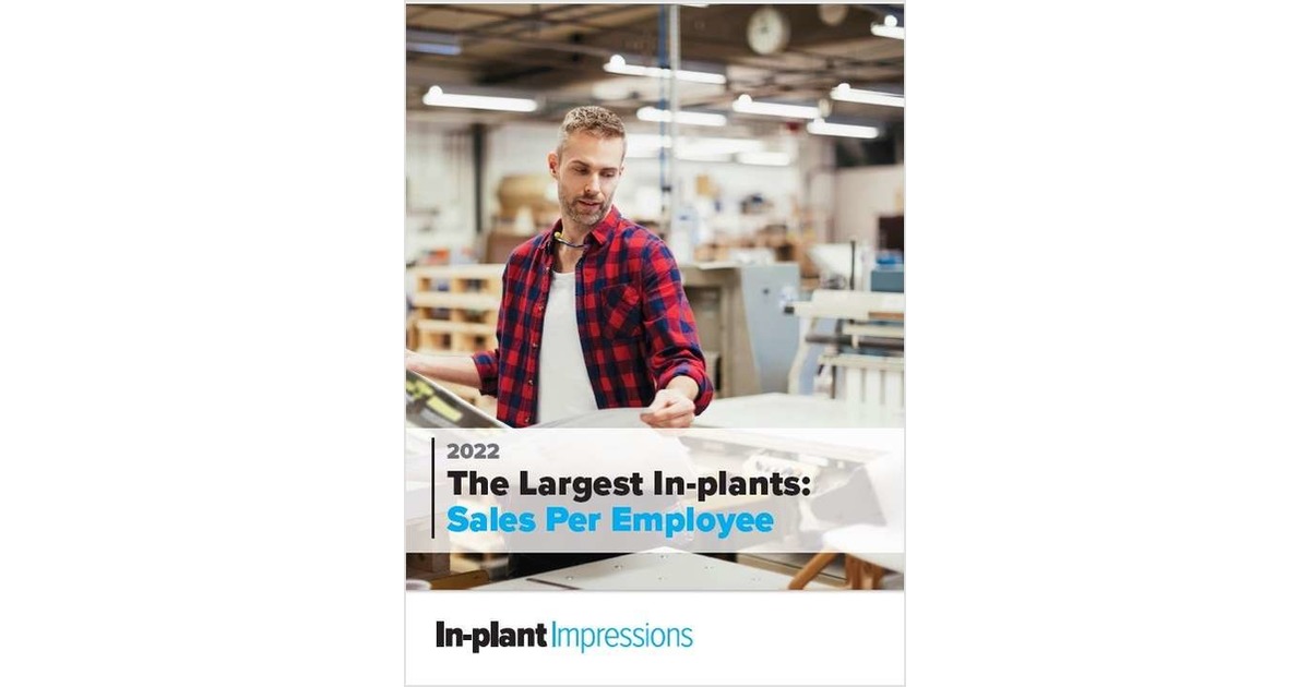 The Largest In-plants: Sales Per Employee (2022)