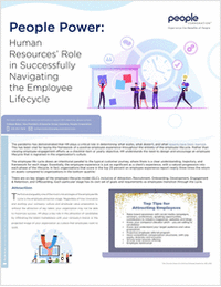 People Power: Human Resources' Role in Successfully Navigating the Employee Lifecycle