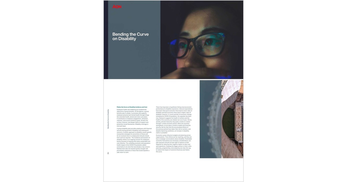 Bending the Curve on Disability