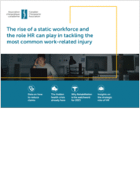 The Rise of a Static Workforce & the Critical Role HR Plays in Tackling the Most Common Injury