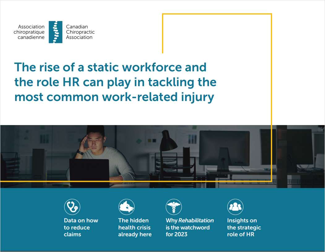 The Rise of a Static Workforce & the Critical Role HR Plays in Tackling the Most Common Injury