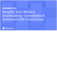 Simplify Your Medical Grantmaking