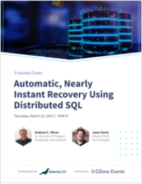 Automatic, Nearly Instant Recovery Using Distributed SQL