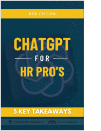 ChatGPT for HR Pros: 5 Key Takeaways