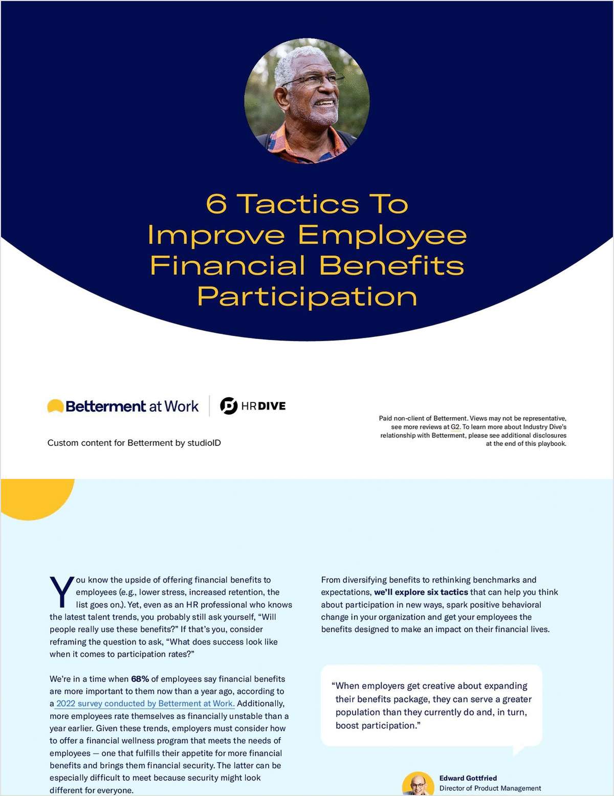 6 Tactics To Improve Employee Financial Benefits Participation