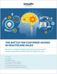 The Battle for Customer Access in Healthcare Sales