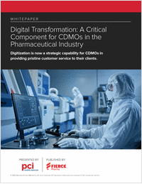 Digital Transformation: A Critical Component for CDMOs in the Pharmaceutical Industry