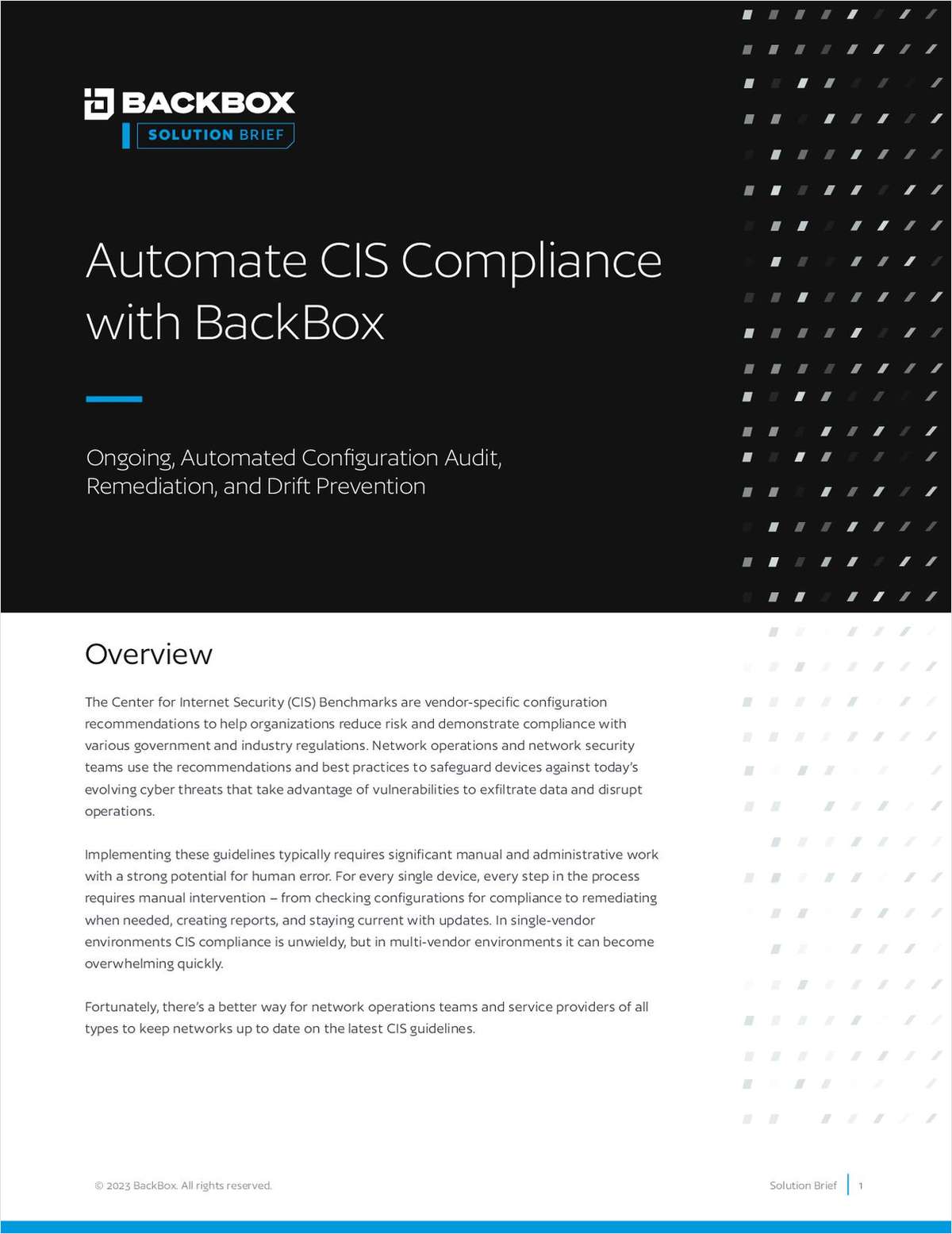 Automate CIS Compliance with BackBox
